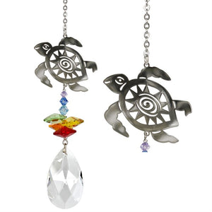 Sea Turtle ~ Crystal Fantasy Suncatcher