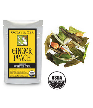GINGER PEACH organic white tea