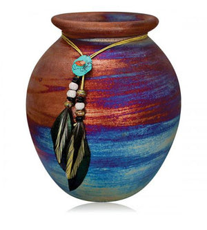 Spirit Jar from Raku Pottery