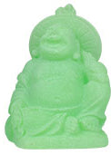 2" Green Buddha Figurine (Safe Travels, Prosperity, Love, Spiritual Journey, Happy Home, and Long Life)