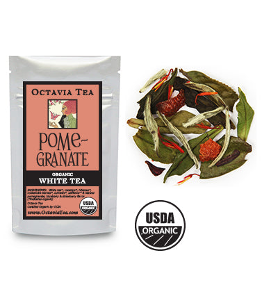 POMEGRANATE organic white tea
