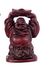 1" Redstone Buddha Figurines (Safe Travels, Prosperity, Love, Spiritual Journey, Happy Home, and Long Life)