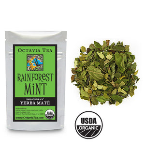 RAINFOREST MINT organic herbal tea (yerba maté)