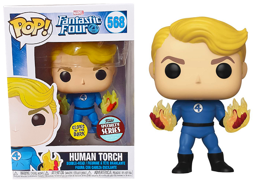 Funko Pop Vinyl Figurine Human Torch (Suited) Specialty Series 568 - Fantastic Four