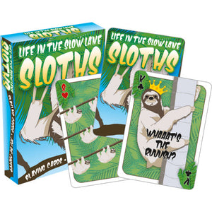 Sloth set of Playing Cards