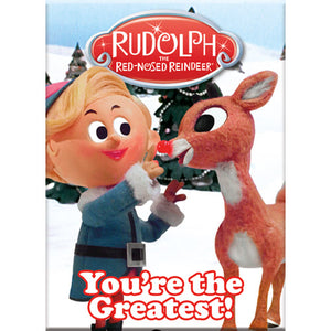 You're The Greatest Hermey & Rudolph The Red-Nosed Reindeer Flat Magnet