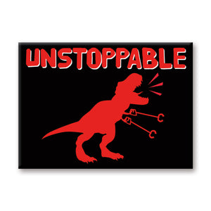 Unstoppable T-Rex Flat Magnet