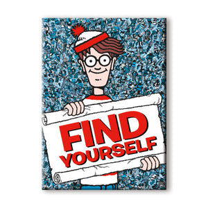 Find Yourself Waldo Flat Magnet