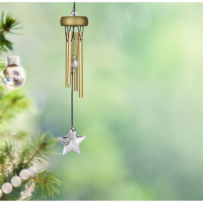 Gold Starlight Wind Chime ~ Woodstock Wind Chimes