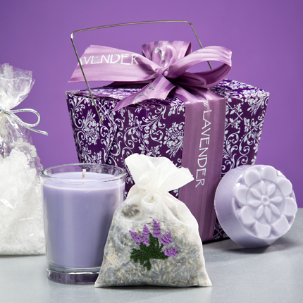 Lavender Bath & Body Gift Box Set ~ Sonoma Lavender Luxury Spa Gifts