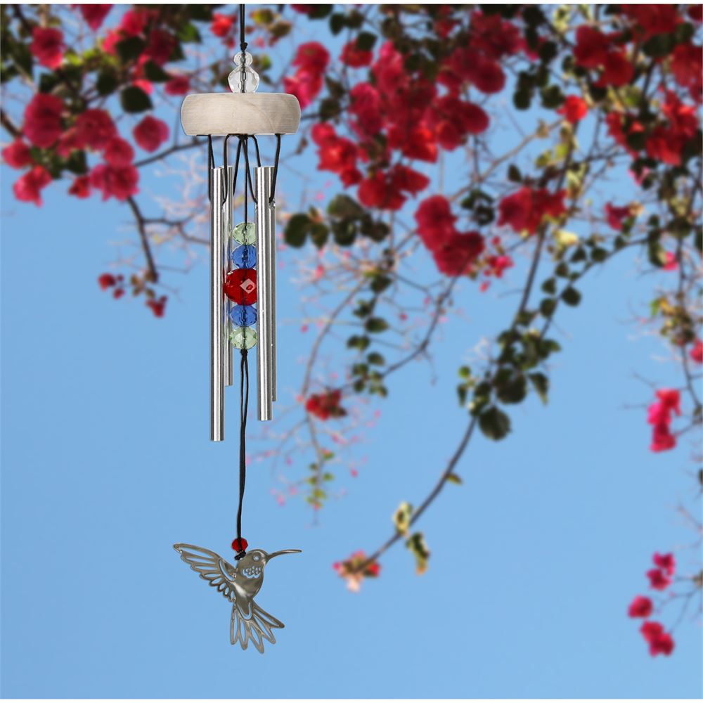 Flourish Filigree Hummingbird Wind Chime